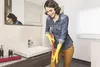 Vileda Super Universal, Pracovné rukavice, Béžová, Žltá, M, Náhľad obrázku produktu 7