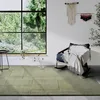Dywan wełniany do salonu 120x170cm, zielony tkany ręcznie z Podgląd zdjęcia produktu 2