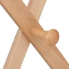 Relaxdays Wandgarderobe Holz, ausziehbare Garderobenleiste, Produktbild-Vorschau 8