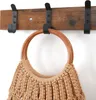 ACAZA Garderobe - 16 Haken - 88 cm - Vintage Braun - Produktbild-Vorschau 4