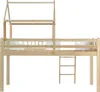 Sweiko Lit surélevé 90x200cm , Lit d'enfant avec protection Voir les images du produit 8