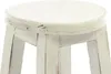 VCM Hocker | weiß im Vintage-Look | massiv Holz Schemel Produktbild-Vorschau 3