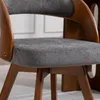 Ensemble de deux chaises de salle à manger pivotantes, Voir les images du produit 13