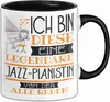 Jazz-Pianistin Tasse Geschenk Ich Bin Diese Eine Legendäre Produktbild-Vorschau 1