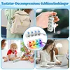 2 Stück Tastatur Fidget Spielzeug mit LED – Mini Keyboard Produktbild-Vorschau 6