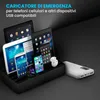 Extralink  10000 mAh Bianco Powerbank, 2× USB, Compatto, 5 Anteprima dell’immagine prodotto 3