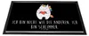 Mr. & Mrs. Panda fußmatte Einhorn Herz 60 x 90 cm - Schwarz Produktbild-Vorschau 3