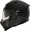Casco modulare da moto Simpson Darksome Solid, nero opaco, Anteprima dell’immagine prodotto 2
