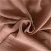 Musselin Jacquard Baumwoll-Leinen-Stoff Zuschnitt lehmrot Produktbild-Vorschau