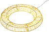 XXL LED Lichtkranz Gold 1000 Micro LEDs ⌀50cm Timer Innen Produktbild-Vorschau 2