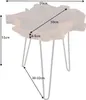 riess-ambiente Einzigartiger Beistelltisch WILD 50cm Teak Produktbild-Vorschau 7
