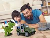 Malplay Geländewagen JEEP mit Anhänger und Dinosaurier Dino Produktbild-Vorschau 11