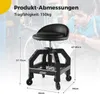 COSTWAY Werkstatthocker Höhenverstellbar, Werkstatt Produktbild-Vorschau 3