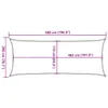 Vela Parasole Grigio Chiaro 5x2 m 100% Poliestere Oxford Anteprima dell’immagine prodotto 9