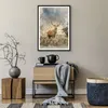 Gerahmtes Poster - Schwarzer Rahmen - rotwild natur - 50x70 Produktbild-Vorschau 7