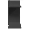 Stolní organizér černý 42 x 21,5 x 42 cm kompozitní dřevo Náhled obrázku produktu 5