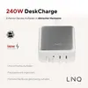 LINQ LQDC240, Vnitřní, AC, 1 m, Šedá, Bílá Náhled obrázku produktu 15