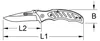 KS TOOLS Klappmesser 907.2190 28,0mm Edelstahl 183g Produktbild-Vorschau 16