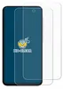 A product image showing two screen protectors for a smartphone, with a graphic overlay. Produktbild-Vorschau