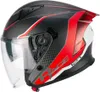 Jet Helm CGM 127G DEEP RACE Graphit Undurchsichtiges Rot Produktbild-Vorschau 2