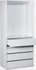 sweeek - Modul mit 4 Schubladen und Kleiderschrank - Weiß Produktbild-Vorschau 3