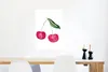 MuchoWow® Poster Kirschen - Obst - Weiß 40x60 cm - Plakate Produktbild-Vorschau 5