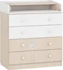 Wickelkommode 800 Shefa Kids, Teddy, weiß-Pastell Eiche Produktbild-Vorschau 5