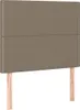 Boxspringbett mit Matratze Taupe 90x190 cm Stoff Produktbild-Vorschau 5