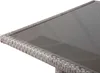BELIANI Gartentisch mit Glasplatte Grau aus Polyrattan 145 Produktbild-Vorschau 8