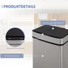 HOMCOM Mülleimer Abfalleimer mit Sensor 72 l Produktbild-Vorschau 7