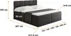 ALTDECOR Boxspringbett mit Matratze und Lattenrost, Topper, Produktbild-Vorschau 6
