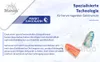 Marketing image for earplugs, showing product features and benefits. Produktbild-Vorschau