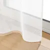 Vorhang weiß fließend transparent Produktbild-Vorschau 4