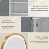 Badezimmer-Wandschrank mit Spiegel und LED-Beleuchtung, Produktbild-Vorschau 9