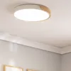 LED Deckenleuchte 24W Rund Holz und Aluminium Ø418 mm CCT Produktbild-Vorschau 6