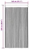 vidaXL Fadenvorhänge 2 Stk. 140 x 250 cm Weiß Produktbild-Vorschau 7
