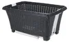 Waschekorb auf Fusen - Anthrazit - 38 l - 39 x 59 x 29 cm Produktbild-Vorschau 1