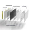 DEQORI Küchenrückwand Glas 80x40 cm 'Weiß' Spritzschutz Bad Produktbild-Vorschau 7