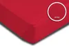 Spannbettlaken Spannbetttuch rot 180x200 cm - 200x200 cm Produktbild-Vorschau 3