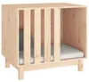 vidaXL Psí bouda 70x50x62 cm borovicový masiv Náhled obrázku produktu 6