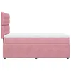 Boxspringbett mit Matratze Rosa 90x200 cm Samt Produktbild-Vorschau 7