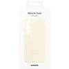 A Samsung silicone case for a Galaxy S23+ phone is shown in its retail packaging. Voir les images du produit