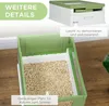 PawHut Katzentoilette Katzenklo mit Deckel Schaufel Produktbild-Vorschau 7