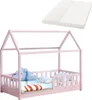 Juskys Kinderbett Marli 80 x 160 cm mit Matratze, Produktbild-Vorschau 1