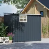 Abri de jardin métallique Outsunny 2,6 m² (128 x 193 x 181 Voir les images du produit 9