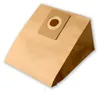 A single brown paper vacuum cleaner bag is shown against a white background. Produktbild-Vorschau