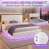INONEFT gestoffeerd bed 140x200 cm met LED-verlichting, Productafbeelding-voorbeeld 3