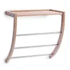 Zeller Handtuchregal, Bamboo/Metall verchromt 38x24x40 Produktbild-Vorschau 1