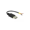 DELOCK USB Kabel A -> 2x offene Kabelenden Strom 0.10 Produktbild-Vorschau 1
