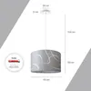 Deckenlampe Wohnzimmer Pendelleuchte Esstisch Lampenschirm Produktbild-Vorschau 3